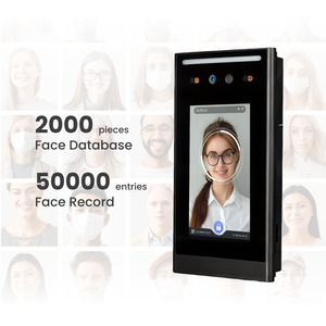 Система контроля доступа и учета рабочего времени Feocey FCV5002 с распознаванием лиц и ИИ, многофункциональная, с сертификатами CE/FCC - Product Image 4
