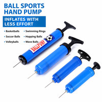 Pompa Tangan Manual PVC Portabel untuk Bola Olahraga, Berbagai Warna, Dilengkapi Gagang T, Cocok untuk Mengisi Semua Jenis Bola Olahraga