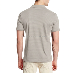 Camiseta de Hombre de Alta Calidad, Personalizada, 100% Poliéster, Transpirable, Tejida, Negra y Gris, con Logotipo Frontal, Talla Grande, KIPS01, Lisa - Product Image 2
