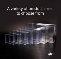 Boîte cadeau de luxe jetable en plastique PS transparent de qualité alimentaire, recyclable, personnalisée, grande taille, pour tiramisu, salade, sandwich