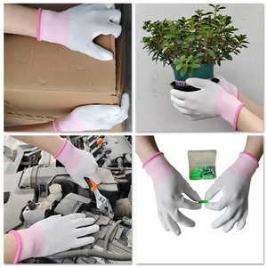 High Elasticity Stretch Work Gloves PU Coated Work Gloves