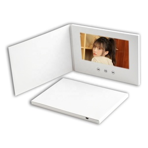 Invitación de <span class=keywords><strong>boda</strong></span> A5 personalizada, pantalla de 10 pulgadas en blanco, vídeo digital lcd de 7 pulgadas, Folleto - Product Image 5