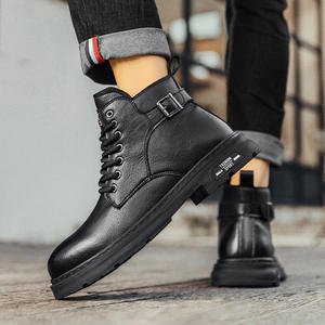 Botas de Trabajo Casuales de Piel Auténtica, Impermeables, Cálidas y Cómodas para Invierno, Unisex, Más Vendidas - Product Image 3