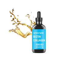 Greenpie Supply OEM Supplément liquide pour la croissance des cheveux Biotine Collagène Gouttes liquides