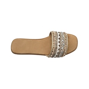 Sandalias de Plataforma de Verano para Mujer, Antideslizantes, Tejidas, Planas, para Playa, Ocio, Cómodas y a la Moda - Product Image 3