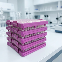 Embouts stériles empilables autoclavables à retenue universelle pour micropipettes de laboratoire, 10 µl, 20 µl, 200 µl, 300 µl, 1000 µl, 1250 µl, avec filtre