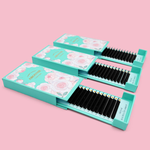 Abonnie cá nhân lông mi mở rộng khay handmade tùy chỉnh màu đen mờ Cashmere Lash khay bán buôn Cashmere Lash phần mở rộng - Product Image 4