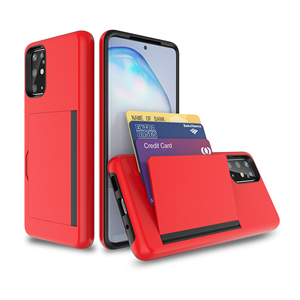 Ốp Lưng PC Có Khe Cắm Thẻ Tín Dụng 2023 Ốp Điện Thoại Giáp Chống Sốc Cho Samsung Galaxy S23 S22 S20 FE 5G - Product Image 4