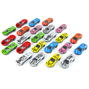 Wellborn 1:72 Échelle Roue Libre Exquise Mini Voiture De Course Métallique En Alliage Moulé Sous Pression En Plastique Modèle Ensemble 24pcs pour 2-13 Ans - Product Image 1