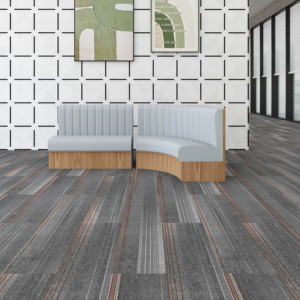 Carreaux de moquette modulaires Revêtement de sol en PP Carreaux de moquette de bureau pour la maison à vendre Carrés de moquette bitume Elare - Product Image 6