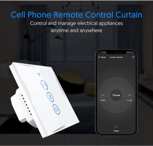 Interrupteur de <span class=keywords><strong>Rideau</strong></span> Tuya WiFi LangYeao EU UK pour Moteur de <span class=keywords><strong>Rideau</strong></span> Électrique Store et Volet Roulant avec Télécommande Google et Alexa - Product Image 5