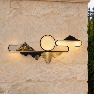 Outdoor <b>Solar</b> Wall <b>Lamp</b> Led Long Strip Light For Villa Courtyard Garden Landscape Decoration - Product Image 4