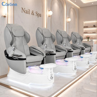 Fabricant de mobilier pour salon de manucure, chaise de spa pour les pieds, chaise de pédicure de luxe personnalisée avec massage