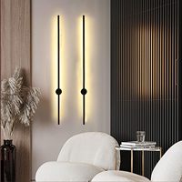 Longue applique murale moderne LED extérieur montage mural luminaire jardin porche applique chambre chevet lumière