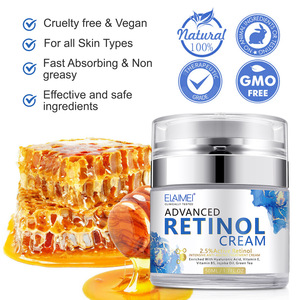 Nouveau ELAIMEI 2.5% naturel rétinol crème de nuit hydratant Anti-âge et traitement des rides 50ml/50g crème hydratante en gros - Product Image 6