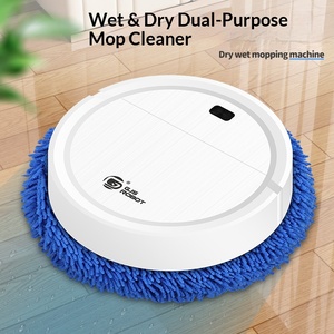 Robot Vacuum Cleaner Smart <b>Mopping</b> Machine Fully Automatic <b>Dry</b> Wet Dual-Use Scrubbing USB Powered Low Noise Hotel Household USB- - Product Image 4