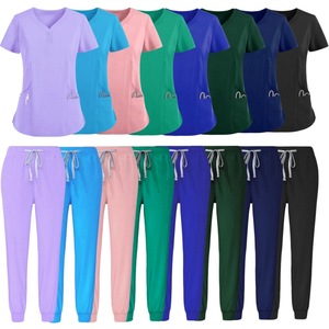 Tenues médicales pour femmes, ensembles d'uniformes d'hôpital, uniformes d'infirmière <span class=keywords><strong>Cherokee</strong></span>, tenues médicales imperméables - Product Image 1