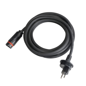 H07RN-F 3x1.5mm2 LNPE 5m avec prise CH Swiss Type T13 câble d'alimentation en caoutchouc étanche IP55 pour Hyper 2000 de Zendur - Product Image 4