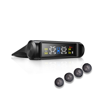 Système de surveillance de la pression des pneus intelligent sans fil à énergie solaire TPMS - Vente flash