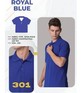 เสื้อยืดผ้าปิเก้สปันเนื้อแอร์เท็กซ์สำหรับผู้ชาย 240 GSM เนื้อผ้านุ่ม น้ำหนักเบา ทนทาน สวมใส่สบาย เหมาะสำหรับใส่ลำลองและกิจกรรมกลางแจ้ง - Product Image 4