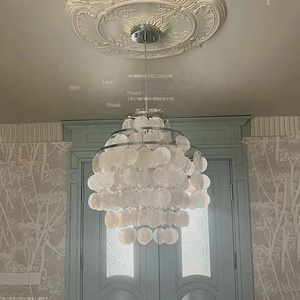 Lustre Moderne Créatif en Forme de Coquille <span class=keywords><strong>pour</strong></span> <span class=keywords><strong>Salle</strong></span> <span class=keywords><strong>à</strong></span> <span class=keywords><strong>Manger</strong></span> Chambre <span class=keywords><strong>à</strong></span> Coucher Style Français Luxe Éclairage <span class=keywords><strong>Salon</strong></span> - Product Image 2