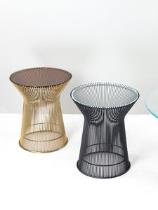 طاولة قهوة حديثة مصقولة بطاولة مركزية مخصصة طاولة طاولة قهوة لغرفة المعيشة - Product Image 5