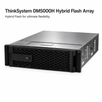 Serveur de stockage SAN/NAS hybride d'occasion Lenovo ThinkSystem DM5000H avec 64 Go de RAM 2U, 2 To de cache NVMe et double contrôleur