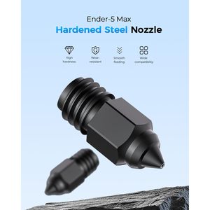 Kit de boquillas Creality Ender 5 Max, 8 piezas, acero endurecido, resistente al desgaste, impresión a alta temperatura, accesorio para impresora 3D - Product Image 2