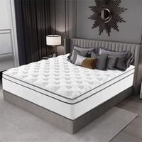 Matelas durable pour un sommeil rafraîchissant, respirant, avec ressorts ensachés individuels, isolation des mouvements, confort, haute élasticité et bonne résilience