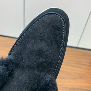 Nuovi Stivali Invernali Italiani alla Moda, Scarpe da <span class=keywords><strong>Donna</strong></span> in Vera Pelle con Lana Calda, Leggere e Termiche, Slip-On per la Neve - Product Image 3