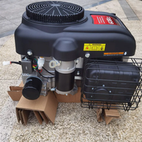 Moteur à essence Loncin LC1P96F 4 temps monocylindre à arbre vertical 608cc 11,5 kW pour machines