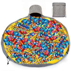 BSCI Custom Outdoor Kids Room Large Toys Play Mat Storage Bag Toy Organizer Basket