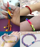 Cordon coréen de 1,5 mm en gros pour bijoux et colliers, type nœud chinois