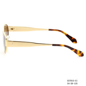 GS7015メタルオーバルデザイントレンドサングラス偏光UV400デザインサングラス - Product Image 5