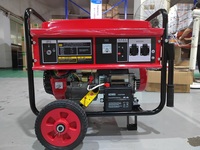Démarreur électrique GEEMKA KKG7000 7kw 7kva Générateur à essence 220V 400V Portable 15HP