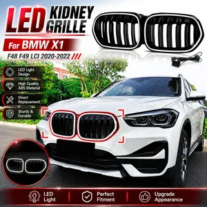 StarNav สำหรับ X1 F48 F49 LCI 2020-2022 พร้อมไฟ LED ชุดแต่งกระจังหน้ารถยนต์ ฝาครอบกระจังหน้า ช่องรับอากาศ ชุดแต่งตัวถังรถยนต์ - Product Image 5