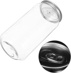 Custom16oz Plastic Soda Can Jars for Food Pet Disposable Drink Bottle - Product Image 5