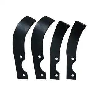 Hot selling farm machinery power rotary tiller blades machine spare parts rotavator blade 1 hole