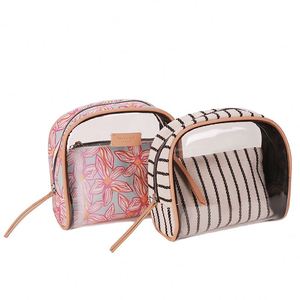 BSCI Factory Transparent Toiletry Wash <b>Bag</b> Mini travel cosmetic <b>bags</b> polyester Clear Fashionable Custom <b>Make</b> <b>up</b> <b>Bag</b> for Woman - Product Image 5