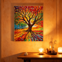 Peinture à l'huile sur toile Arbre de Vie SONGWOO ART, décoration intérieure, cadeaux, kits de peinture par numéros personnalisés DIY
