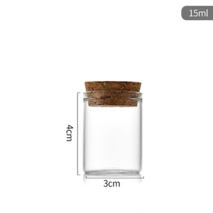 Tubes à essai en verre borosilicate 3.3, 80 ml, 30x150 mm, avec bouchons en liège, fournitures de laboratoire - Product Image 2