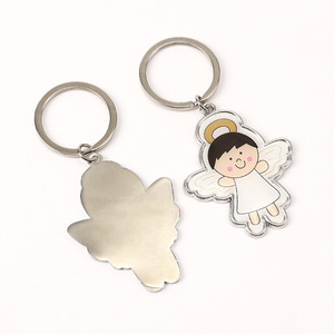 Angel Keychain Zinc Alloy Digital Printing Portable Wedding <b>Gift</b> Promotion - Product Image 4
