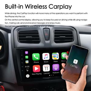 Radio para Auto con CarPlay Inalámbrico, Android 13, Control por Voz con IA, 128GB, Navegación GPS para Renault Logan Sandero 2012-2019, Reproductor Multimedia de Video - Product Image 3