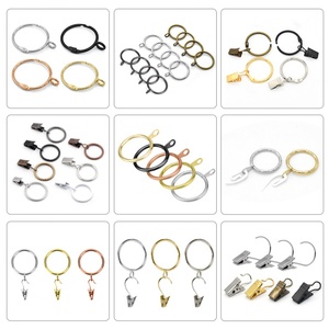 YIWANG Factory Supply Bronze <b>Hook</b> <b>Clip</b> Accessories Curtain Rings <b>Hooks</b> <b>Clips</b> for Curtain - Product Image 6