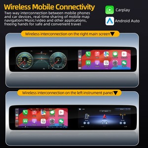 Autoradio da 24.6 Pollici con <span class=keywords><strong>Carplay</strong></span> per <span class=keywords><strong>Mercedes</strong></span> Benz W213 2016-2020, Android Auto, GPS, Navigazione, Lettore Multimediale Video, Garanzia 1 Anno - Product Image 3