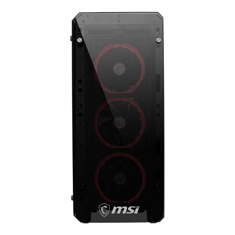 MSI MAG Pylon Mid Tower Gaming Case with RGB Support, 240mm Water
