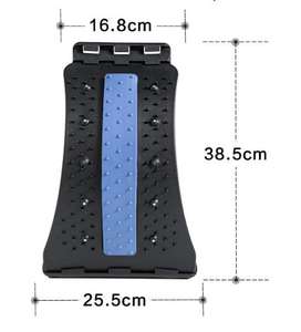 جهاز علاج مغناطيسي للخصر والوخز بالإبر القطنية الداعم للعمود الفقري ، جهاز نقالة للظهر مع 10 مغناطيسات - Product Image 3