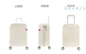 Set di valigie Trolley da viaggio in alluminio 20 \ "24 \" 28 \ ", resistente e stretto <span class=keywords><strong>Malet</strong></span> De Viaj con funzione anteriore aperta - Product Image 3