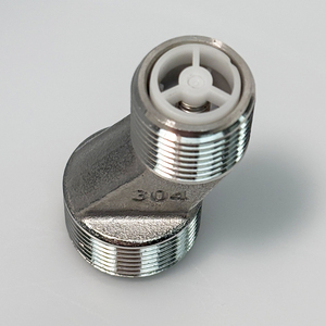 Valvola di ritegno a molla con inserto in plastica unidirezionale per accessori per rubinetto bagno d'acqua - Product Image 5