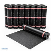 Membrane d'étanchéité en bitume modifié SBS, renforcée en polyester, à surface sablée, pour tunnels souterrains, flexible à basse température